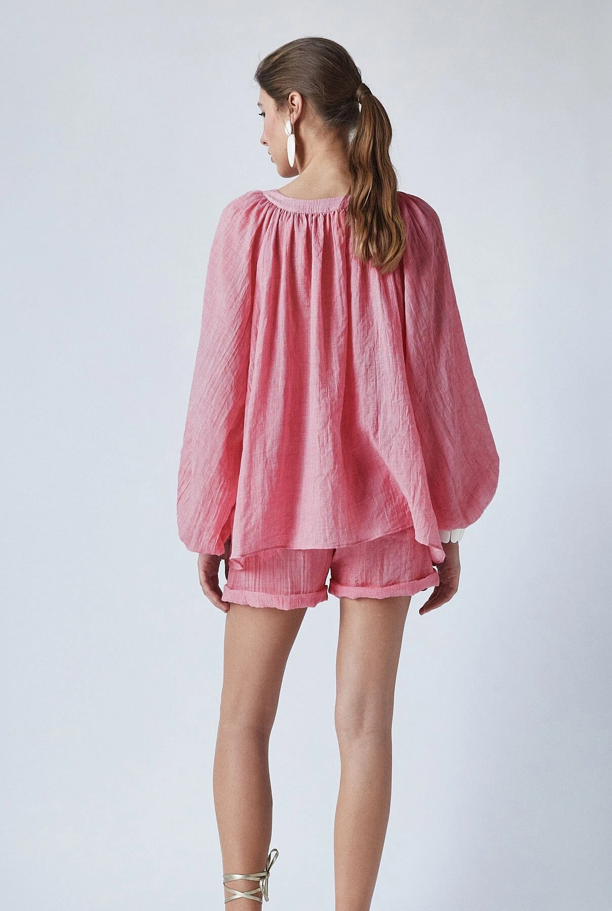 Alma Blouse Peony 3 Alma Blouse Peony - Imagen 3