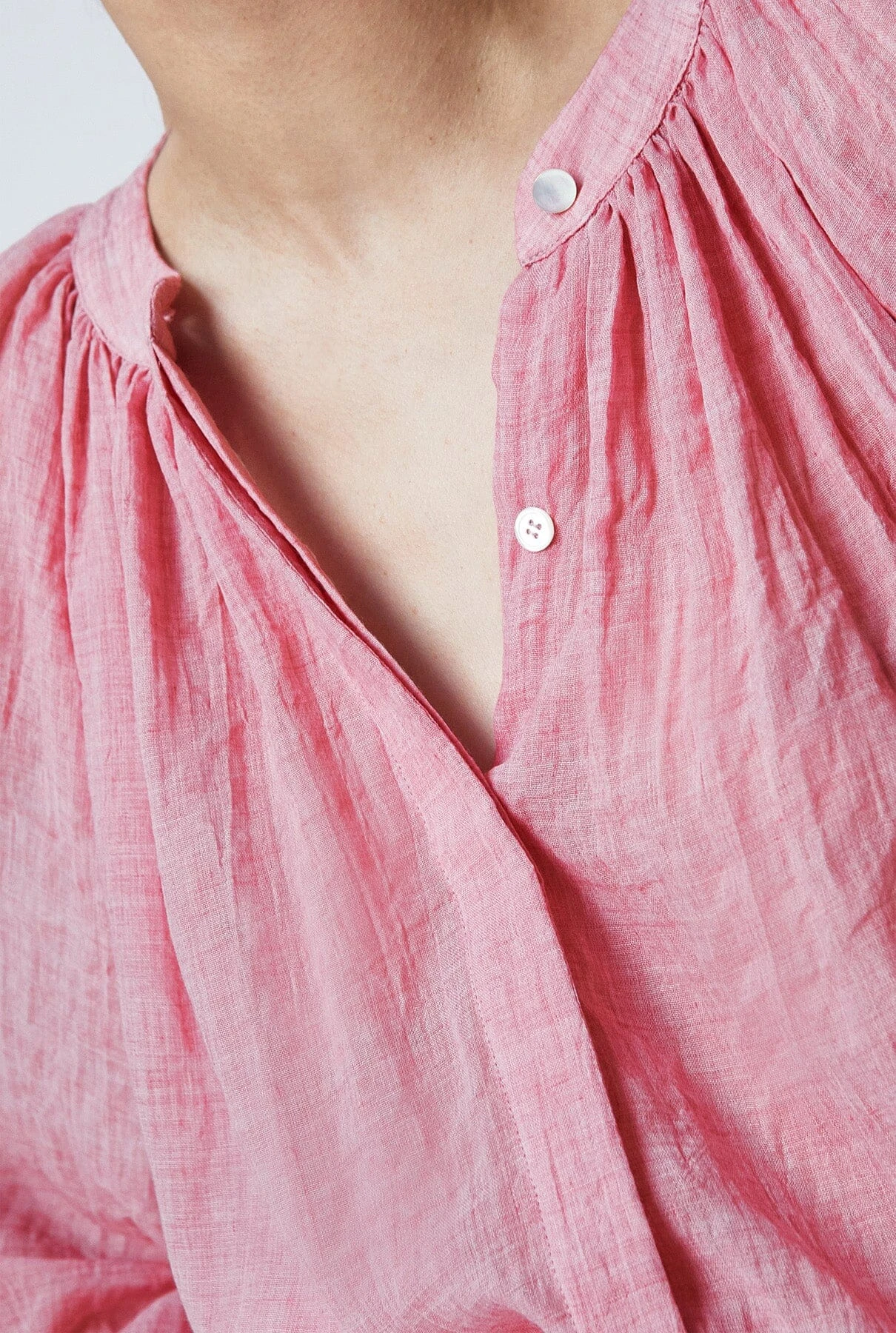 Alma Blouse Peony 4 Alma Blouse Peony - Imagen 4