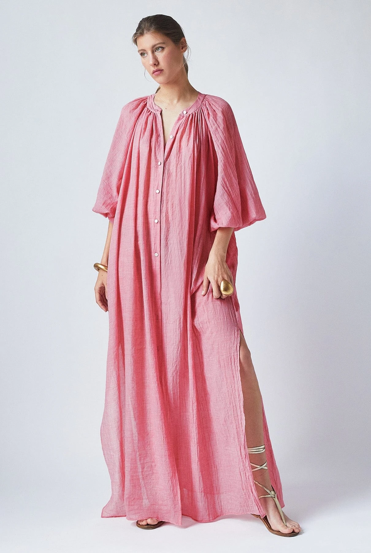 Alma Dress Peony 2 Alma Dress Peony - Imagen 2