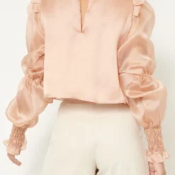 Andrea Blouse - Soft Pink -Ofertas Grazia Vesti Tienda andrea blouse soft pink shirts blouses diddo madrid 312524