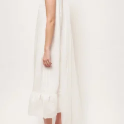 Andrea Organza White Midi Dress -Ofertas Grazia Vesti Tienda andrea organza white midi dress dresses diddo madrid 621927