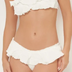 Bam White Bikini Bottom