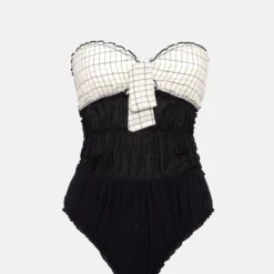 Bañador Bañera Lurex Black & White 7 Bañador Bañera Lurex Black & White -Ofertas Grazia Vesti Tienda banador banera lurex black white swimwear como un pez en el agua 382079