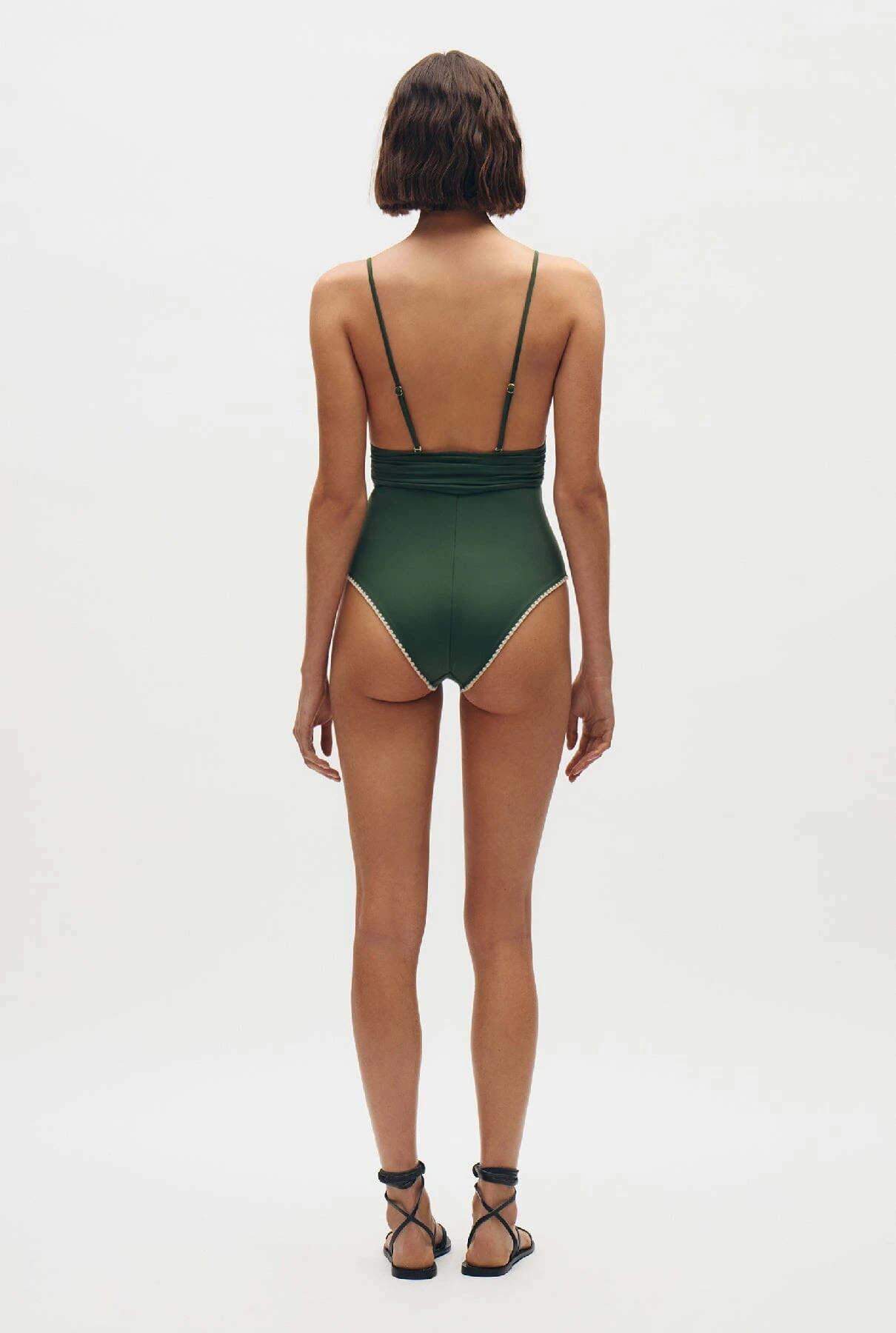 Bañador Con Escote Pico 3 Bañador Con Escote Pico - Imagen 3