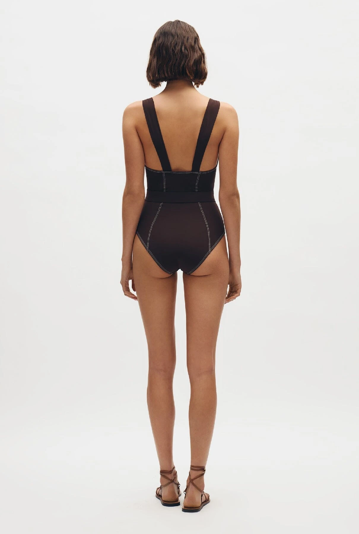 Bañador Conformado Con Detalle Cinturón 4 Bañador Conformado Con Detalle Cinturón - Imagen 4