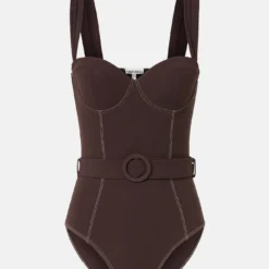 Bañador Conformado Con Detalle Cinturón