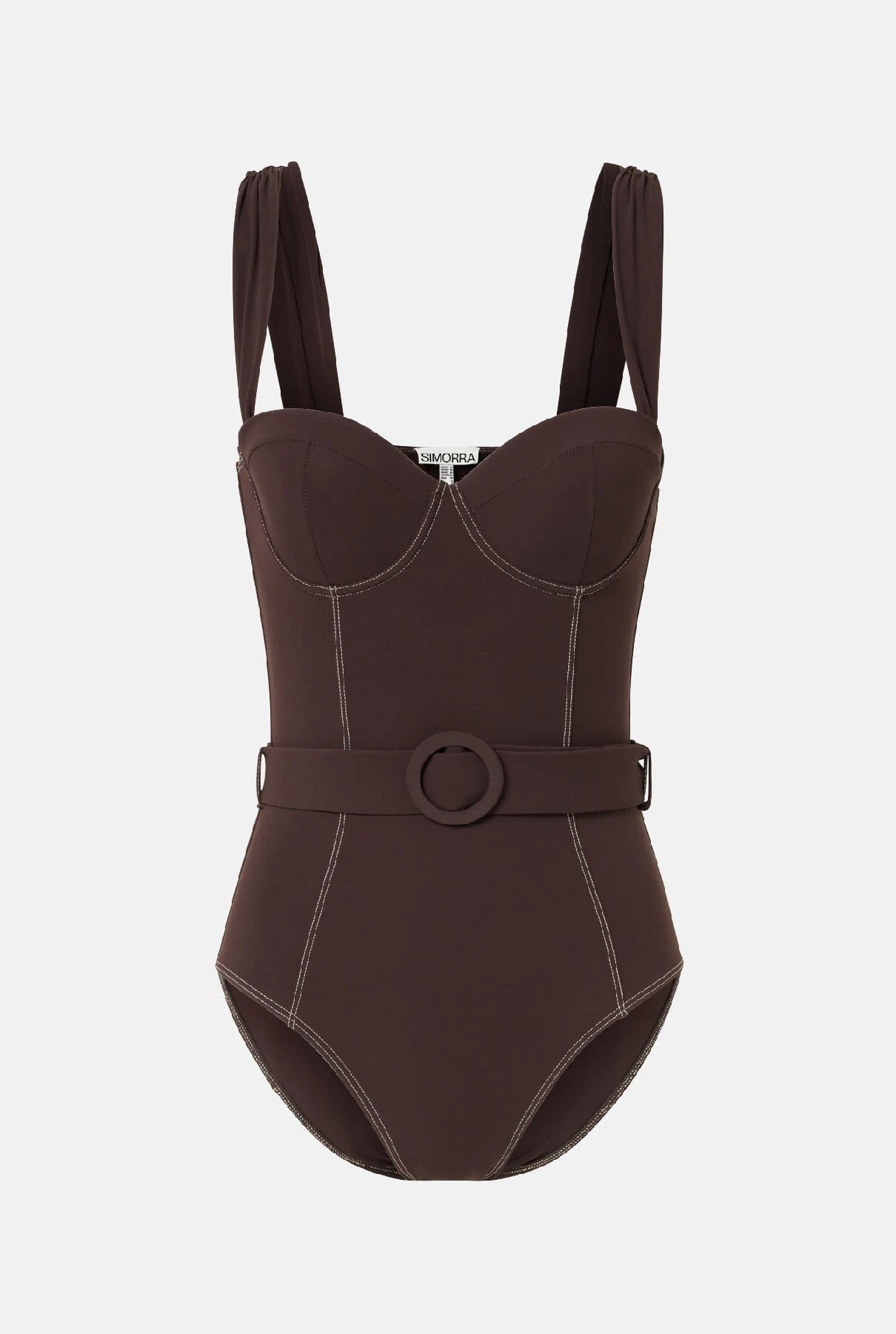 Bañador Conformado Con Detalle Cinturón 1 Bañador Conformado Con Detalle Cinturón