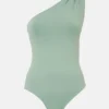 Bañador One Shoulder Menta
