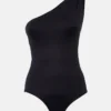 Bañador One Shoulder Negro