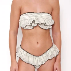 Bikini Lurex Black & White