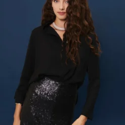 Blusa Charlotte Negra