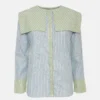 Camisa Loulou Azul/verde