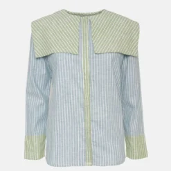Camisa Loulou Azul/verde