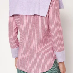 Camisa Loulou Rosa/lila -Ofertas Grazia Vesti Tienda camisa loulou rosalila shirts blouses vano studio 879357