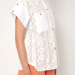 Camisa Margarita Blanca -Ofertas Grazia Vesti Tienda camisa margarita blanca shirts blouses iki essentials 140977