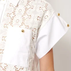Camisa Margarita Blanca -Ofertas Grazia Vesti Tienda camisa margarita blanca shirts blouses iki essentials 396126