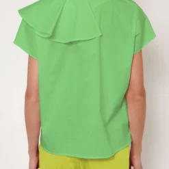 Camisa Valentina Verde -Ofertas Grazia Vesti Tienda camisa valentina verde shirts blouses iki essentials 957222