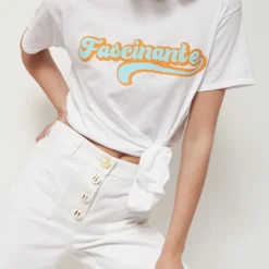 Camiseta Fascinante BlancaEXCLUSIVE -Ofertas Grazia Vesti Tienda camiseta fascinante blanca exclusive duyos 595525