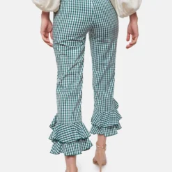 Comillas Trousers - Green -Ofertas Grazia Vesti Tienda comillas trousers green trousers diddo madrid 525323