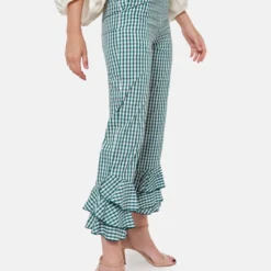 Comillas Trousers - Green -Ofertas Grazia Vesti Tienda comillas trousers green trousers diddo madrid 818321