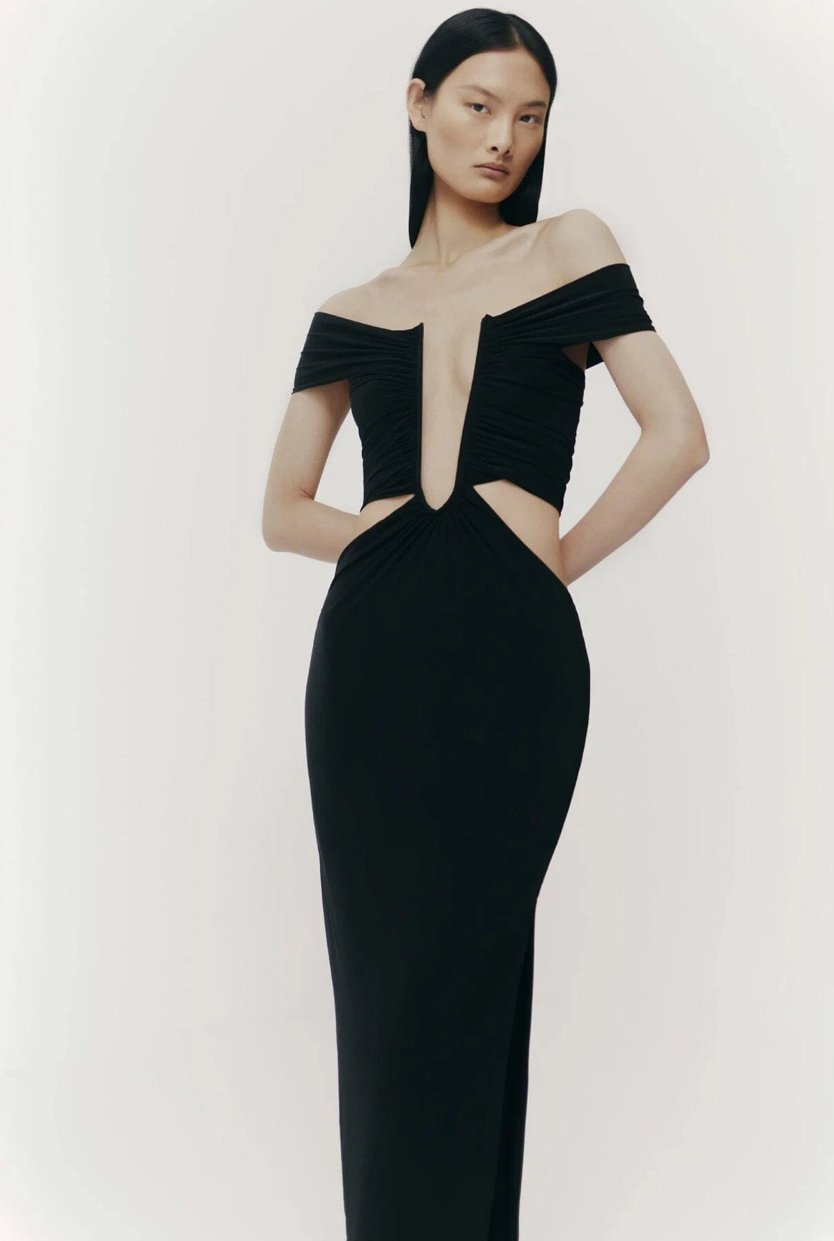 Drapped V Dress 1 Drapped V Dress