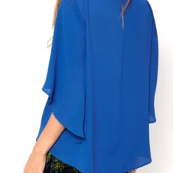 Eboli Top Blue -Ofertas Grazia Vesti Tienda eboli top blue shirts blouses ulises merida 241300