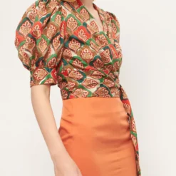 Ezio Green Blouse. Pre-Order -Ofertas Grazia Vesti Tienda ezio green blouse pre order dress leyre doueil 394988