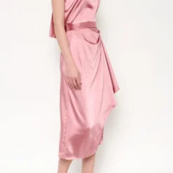 Falda Cruzada Envolvente Sara Rosa -Ofertas Grazia Vesti Tienda falda cruzada envolvente sara rosa skirts duyos 919353