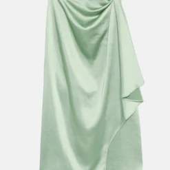 Falda Cruzada Envolvente Sara Verde