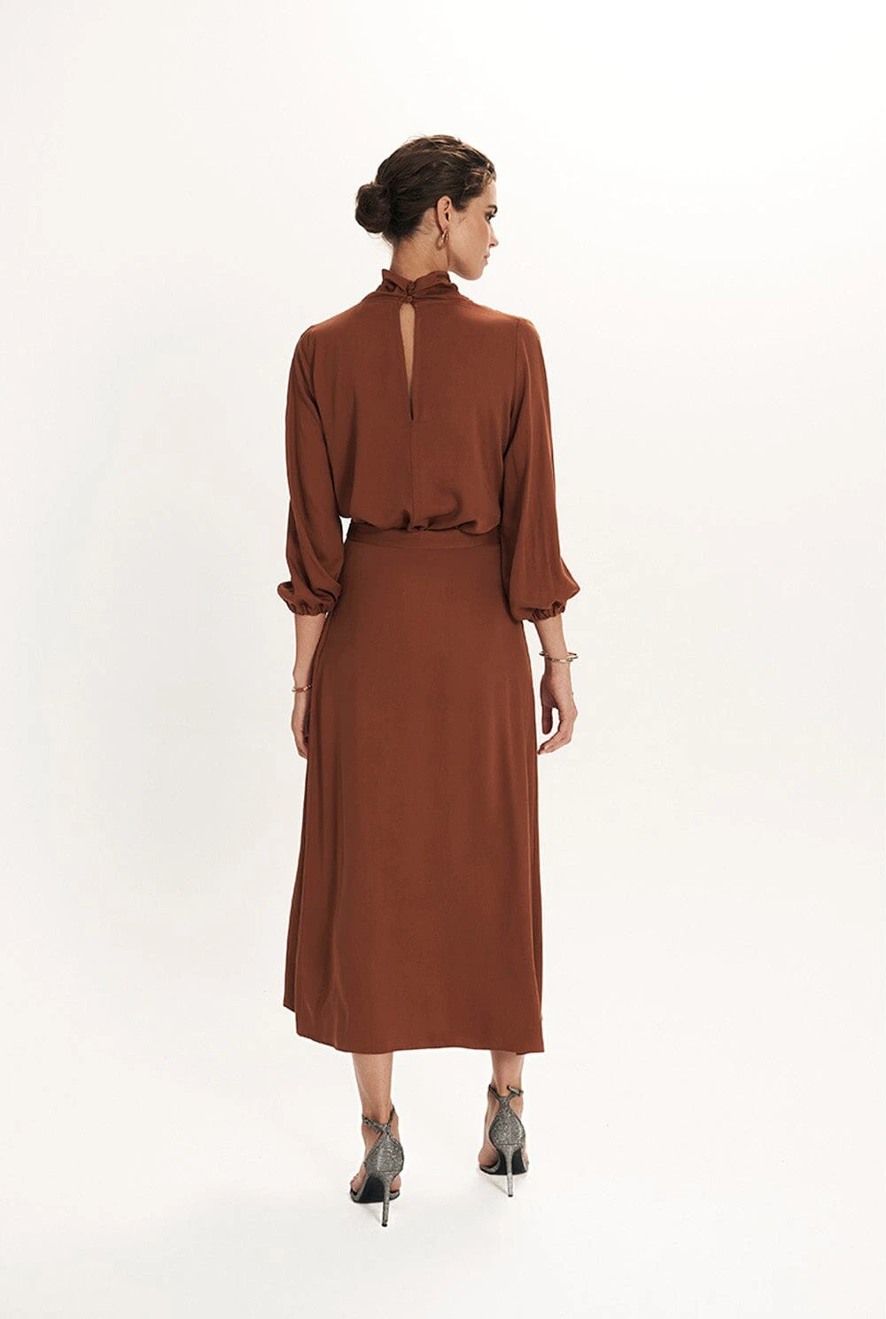 Falda Franca Teja 4 Falda Franca Teja - Imagen 4