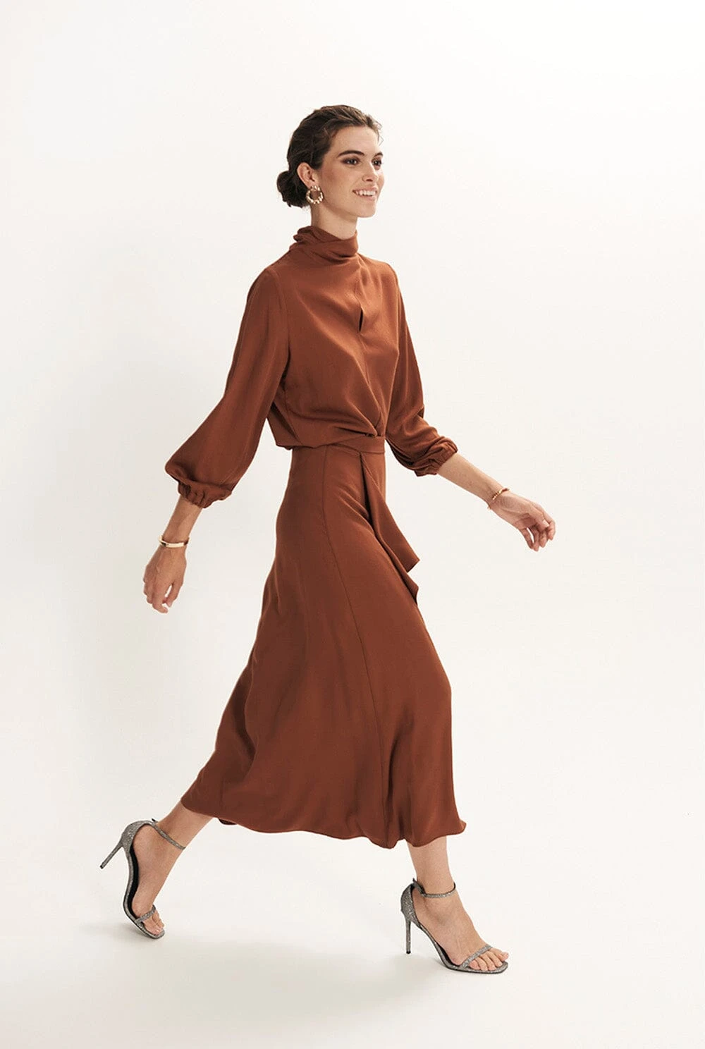 Falda Franca Teja 3 Falda Franca Teja - Imagen 3