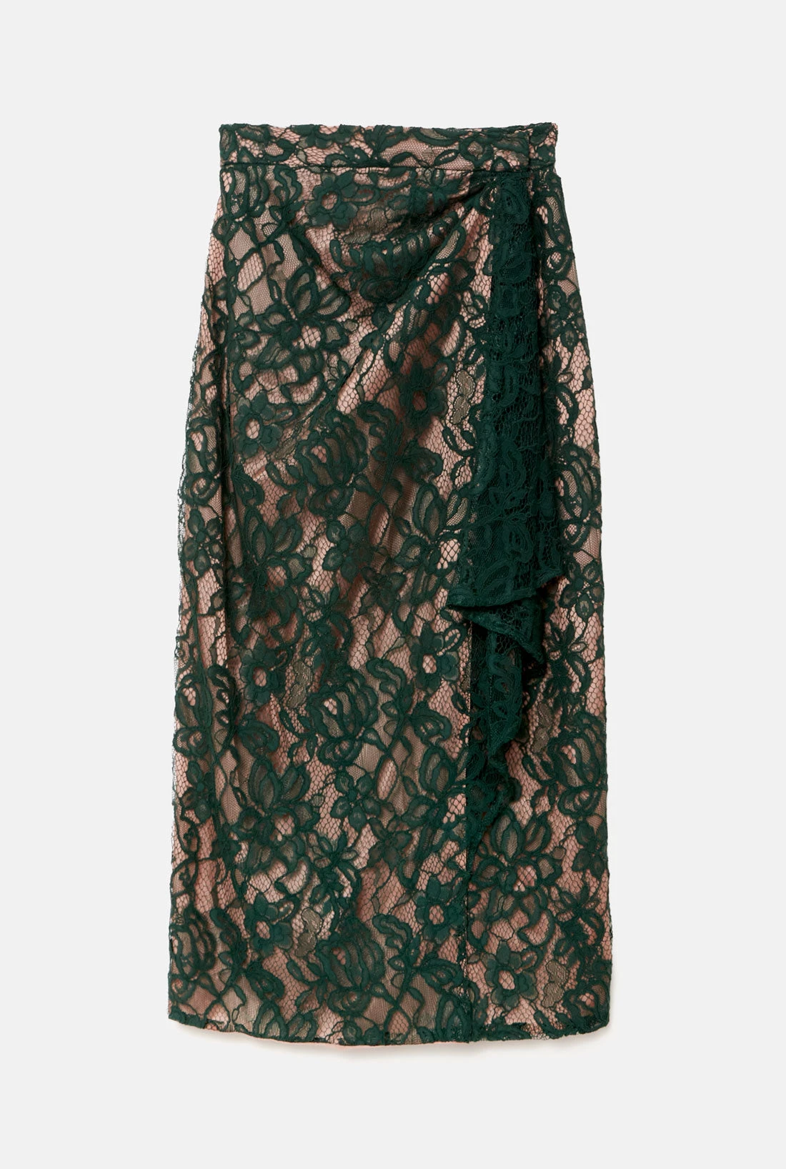 Falda Sara Verde Oscuro 1 Falda Sara Verde Oscuro