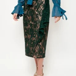 Falda Sara Verde Oscuro 8 Falda Sara Verde Oscuro -Ofertas Grazia Vesti Tienda falda sara verde oscuro skirts duyos 653823