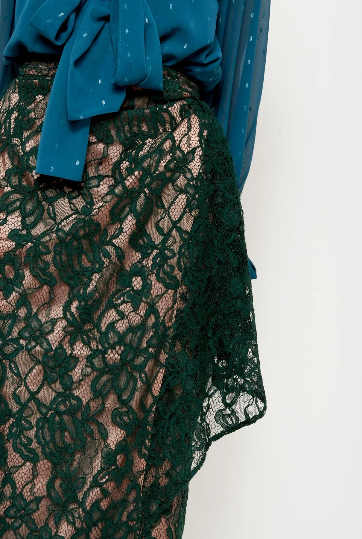 Falda Sara Verde Oscuro 2 Falda Sara Verde Oscuro - Imagen 2