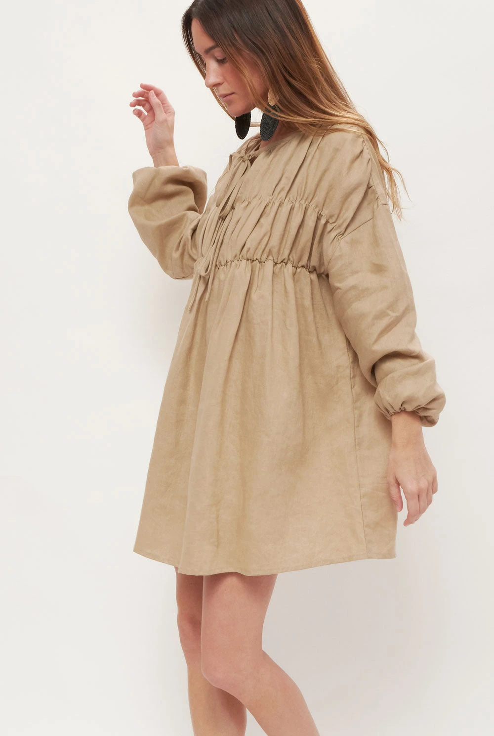 Vestido Famara Beige 3 Vestido Famara Beige - Imagen 3