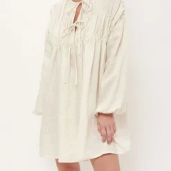 Vestido Famara Crudo -Ofertas Grazia Vesti Tienda famara dress vestidos alava brand 637587