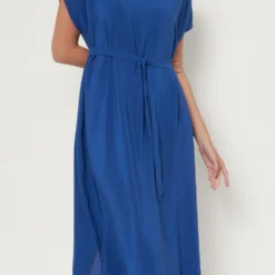 Fatima Long Dress Blue Indigo
