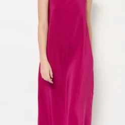 Flor Reversible Extra Long Dress Bougainvillea/Orange Mottainai