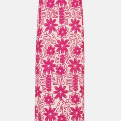 Garbo Midi Skirt Etnico Fucsia