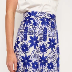 Garbo Mini Skirt Etnico Azulon -Ofertas Grazia Vesti Tienda garbo mini skirt etnico azulon skirts duyos 143471