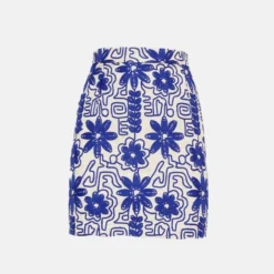 Garbo Mini Skirt Etnico Azulon