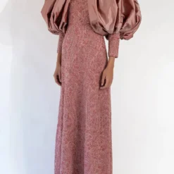 Helen Dress Pink With Sleeves