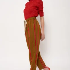 Jackie Trousers Brown -Ofertas Grazia Vesti Tienda jackie trousers pre order trousers amlul 172125