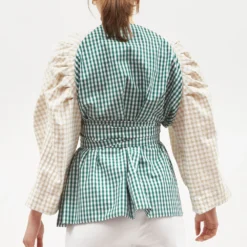 Juanita Patchwork Shirt - Pre Order -Ofertas Grazia Vesti Tienda juanita patchwork shirt pre order blouse diddo madrid 244376