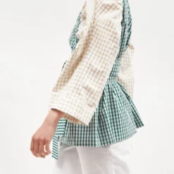 Juanita Patchwork Shirt - Pre Order -Ofertas Grazia Vesti Tienda juanita patchwork shirt pre order blouse diddo madrid 538957