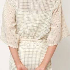 Kaftan Lurex Black & White 7 Kaftan Lurex Black & White -Ofertas Grazia Vesti Tienda kaftan lurex black white shirts blouses como un pez en el agua 924969