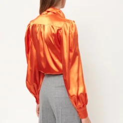Lara Orange Shirt -Ofertas Grazia Vesti Tienda lara orange shirt shirts blouses leyre doueil 620511