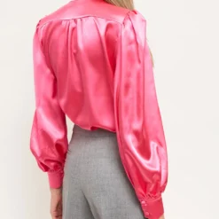 Lara Pink Shirt -Ofertas Grazia Vesti Tienda lara pink shirt shirts blouses leyre doueil 586005