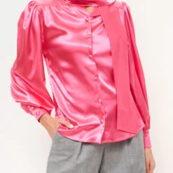 Lara Pink Shirt -Ofertas Grazia Vesti Tienda lara pink shirt shirts blouses leyre doueil 977913