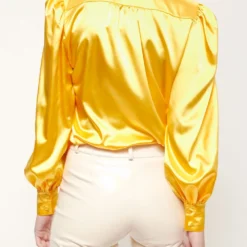 Lara Yellow Shirt -Ofertas Grazia Vesti Tienda lara yellow shirt shirts blouses leyre doueil 519259